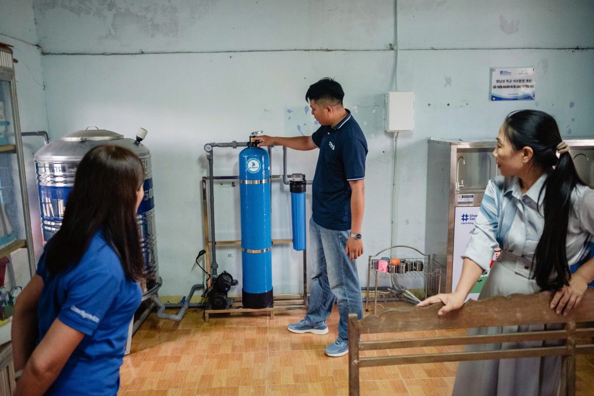 Bàn giao máy lọc nước tại quế sơn - đà nẵng