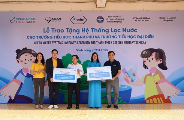 Bàn giao hệ thống lọc nước cho 2 trường học