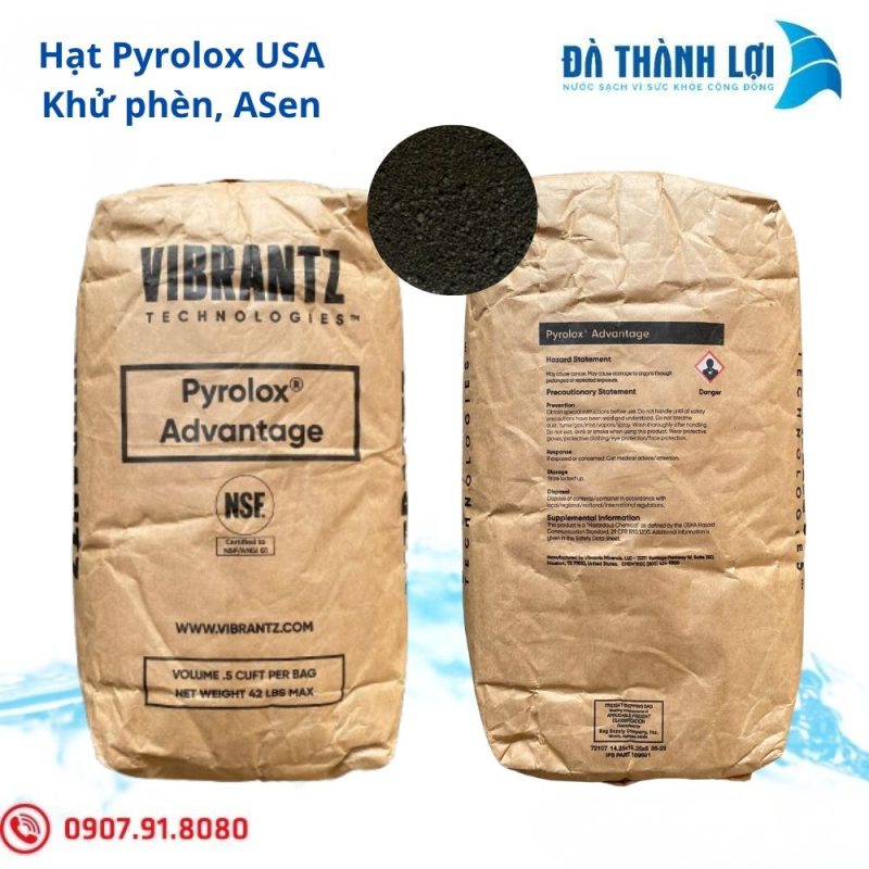 Hạt Pyrolox khử phèn